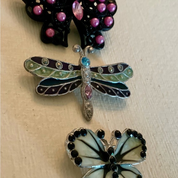 3 vintage 1980’s enamel brooches - Picture 8 of 11